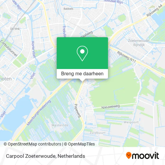 Carpool Zoeterwoude kaart