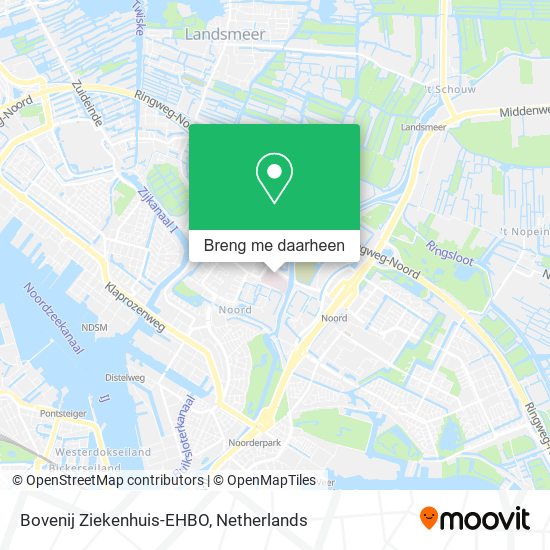 Bovenij Ziekenhuis-EHBO kaart