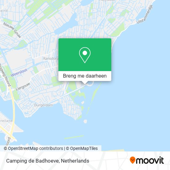 Camping de Badhoeve kaart