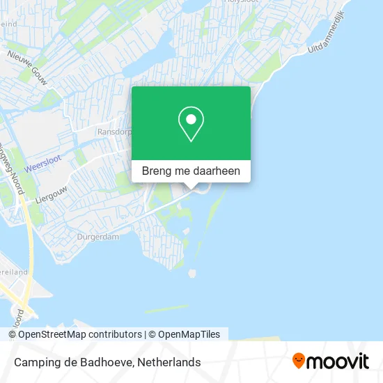 Camping de Badhoeve kaart