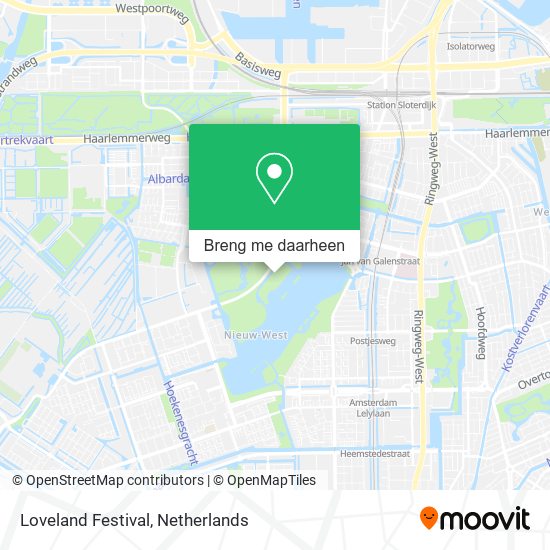 Loveland Festival kaart