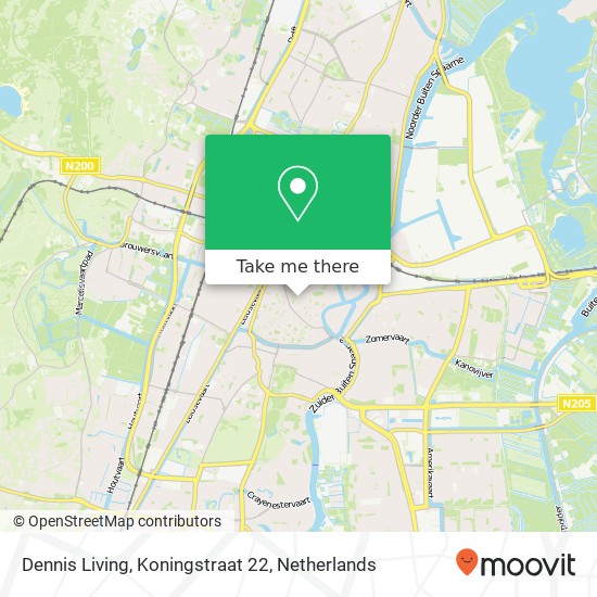 Dennis Living, Koningstraat 22 kaart