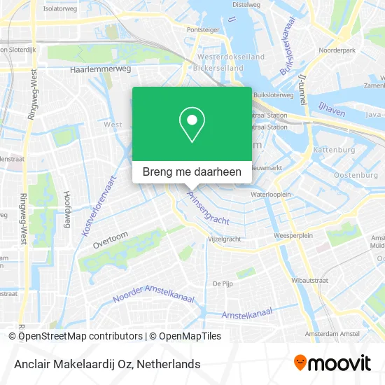 Anclair Makelaardij Oz kaart