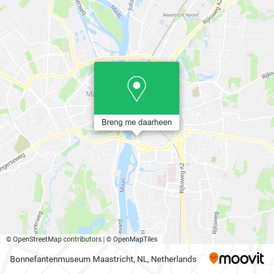 Bonnefantenmuseum Maastricht, NL kaart