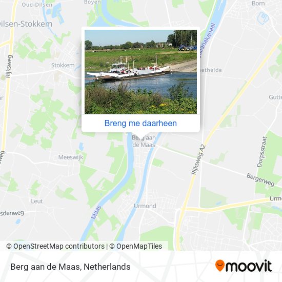 Berg aan de Maas kaart