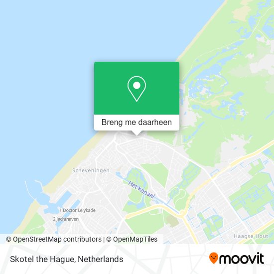 Skotel the Hague kaart
