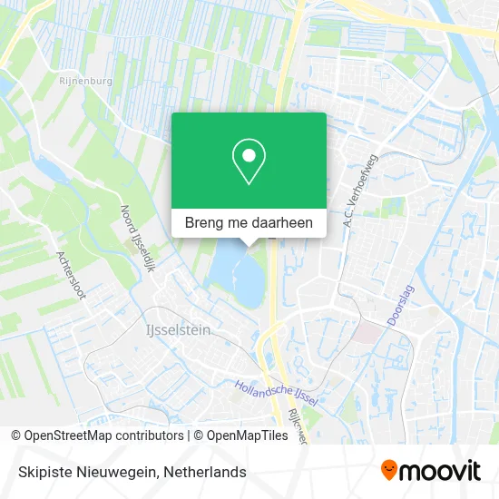 Skipiste Nieuwegein kaart