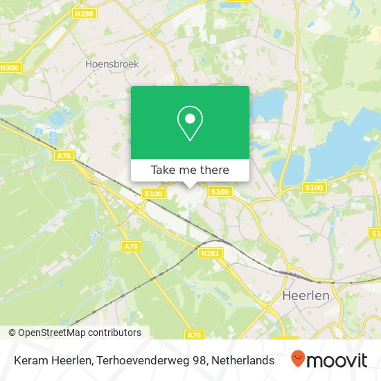 Keram Heerlen, Terhoevenderweg 98 kaart