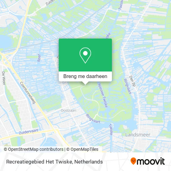 Recreatiegebied Het Twiske kaart