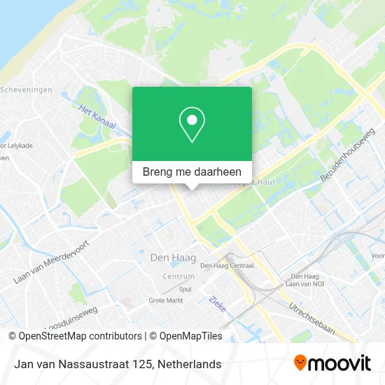 Jan van Nassaustraat 125 kaart