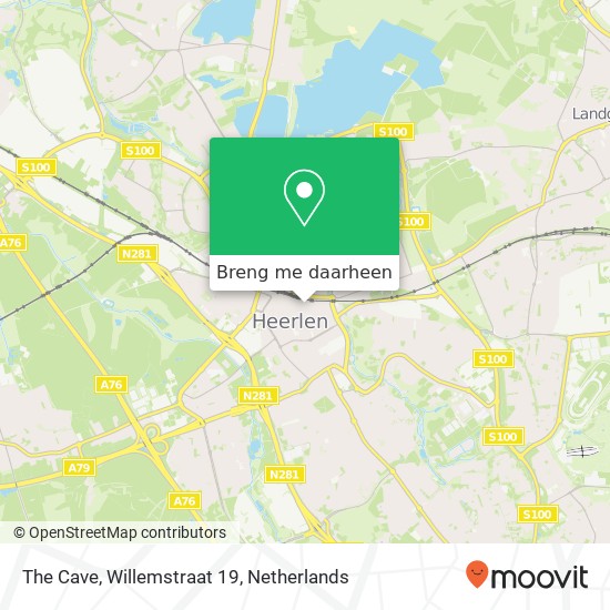 The Cave, Willemstraat 19 kaart