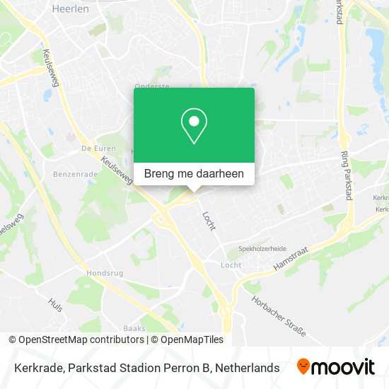 Kerkrade, Parkstad Stadion Perron B kaart