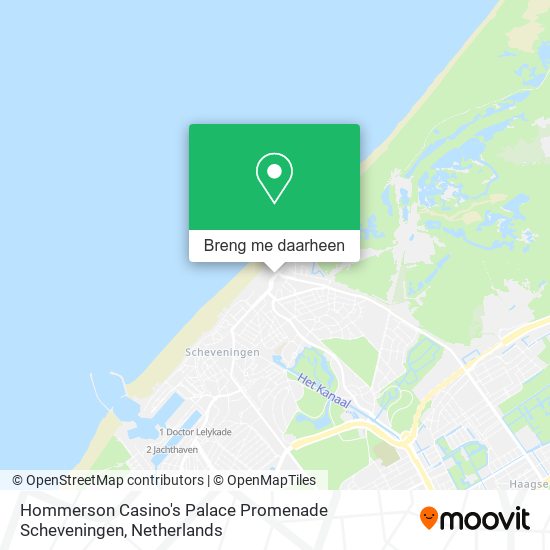Hommerson Casino's Palace Promenade Scheveningen kaart