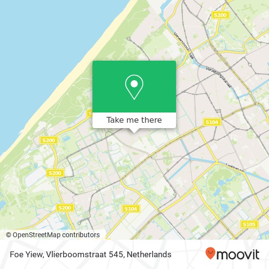 Foe Yiew, Vlierboomstraat 545 kaart