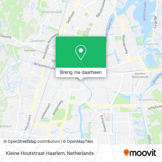 Kleine Houtstraat Haarlem kaart