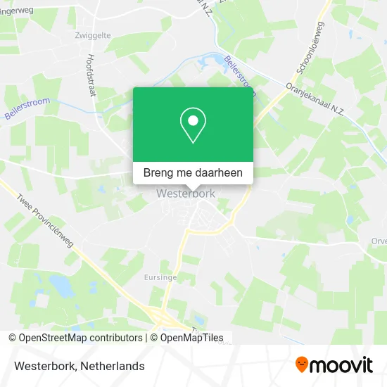 Westerbork kaart