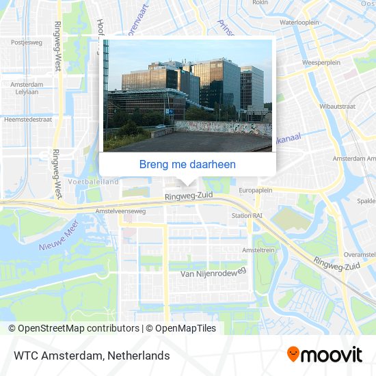 WTC Amsterdam kaart