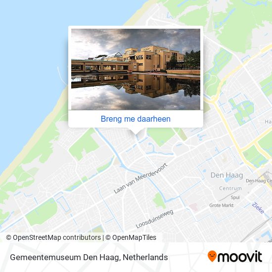 Gemeentemuseum Den Haag kaart