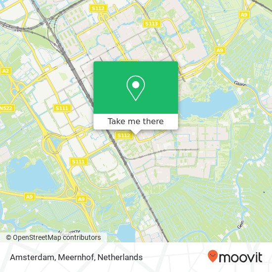 Amsterdam, Meernhof kaart