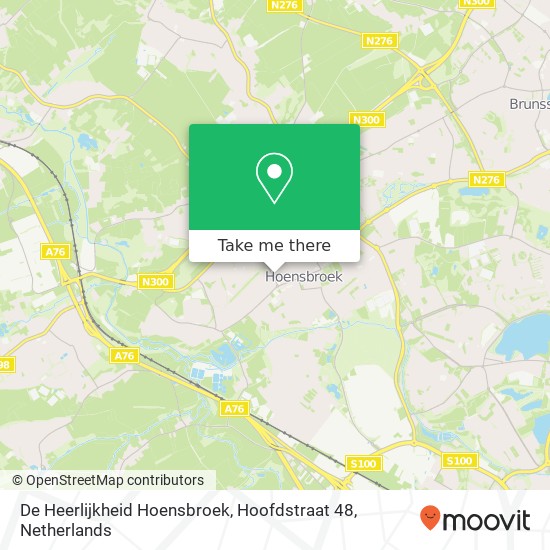 De Heerlijkheid Hoensbroek, Hoofdstraat 48 kaart