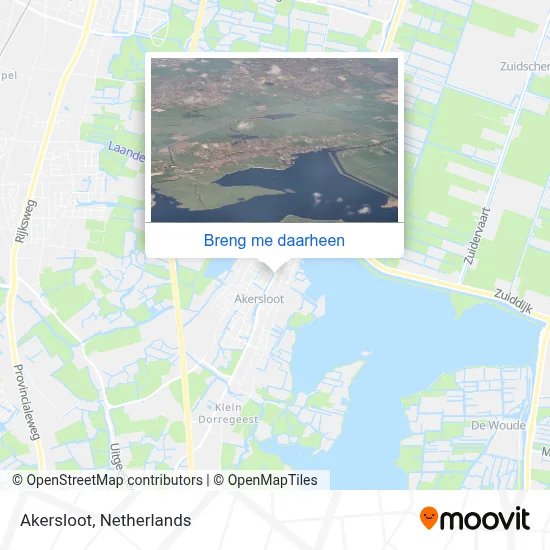 Akersloot kaart