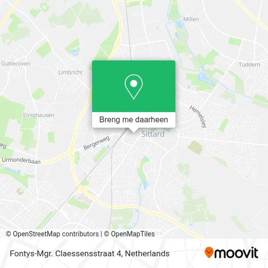 Fontys-Mgr. Claessensstraat 4 kaart