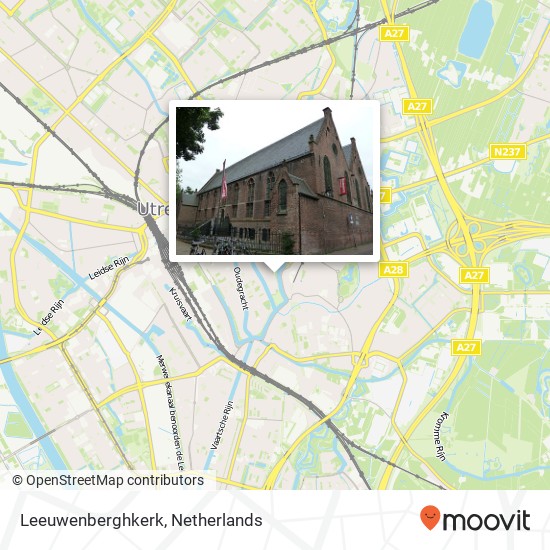 Leeuwenberghkerk kaart