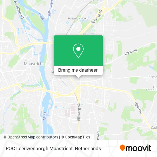 ROC Leeuwenborgh Maastricht kaart