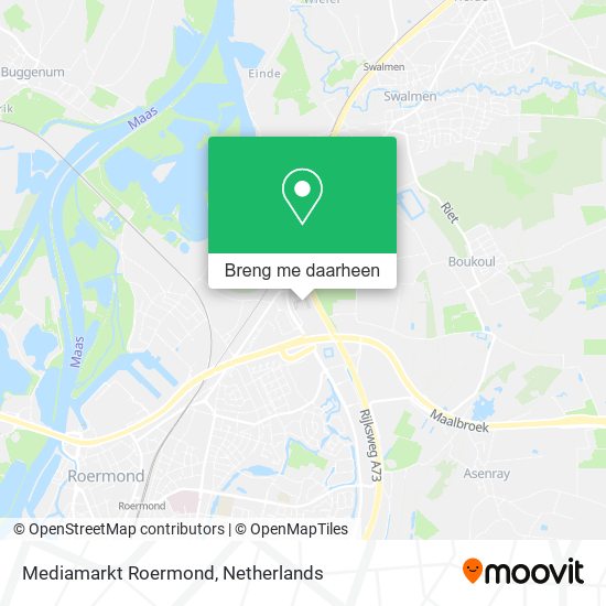 Mediamarkt Roermond kaart