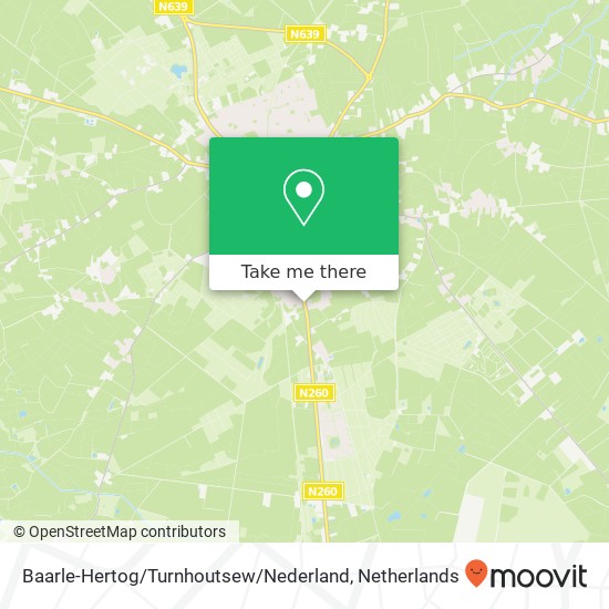 Baarle-Hertog / Turnhoutsew / Nederland kaart