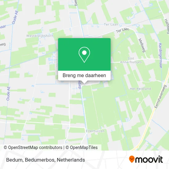 Bedum, Bedumerbos kaart