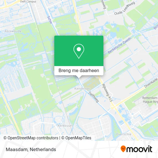 Maasdam kaart