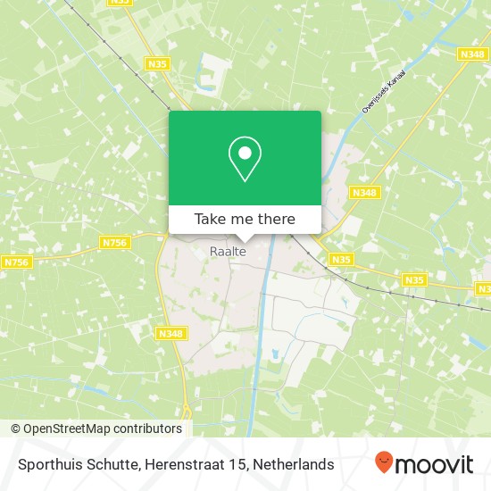 Sporthuis Schutte, Herenstraat 15 kaart