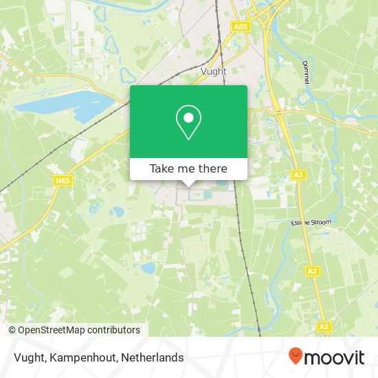 Vught, Kampenhout kaart