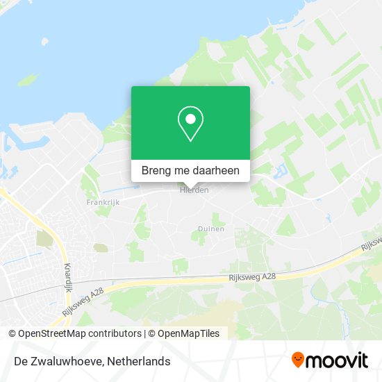 De Zwaluwhoeve kaart