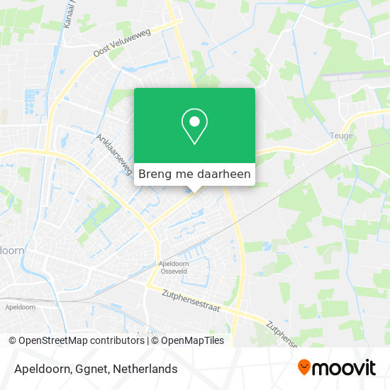 Apeldoorn, Ggnet kaart