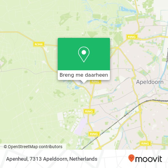 Apenheul, 7313 Apeldoorn kaart