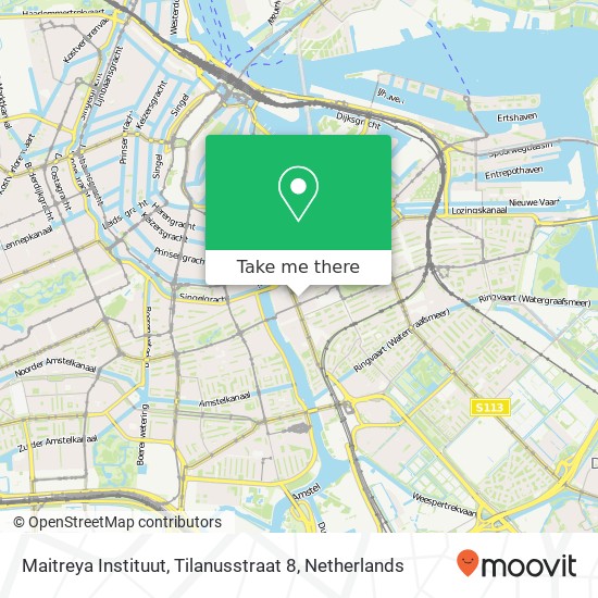 Maitreya Instituut, Tilanusstraat 8 kaart