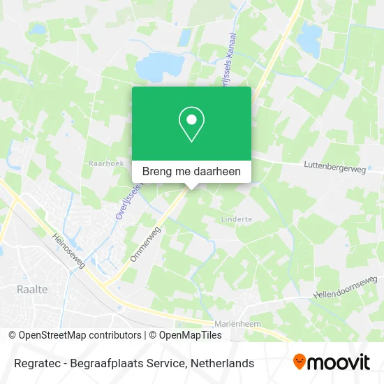 Regratec - Begraafplaats Service kaart