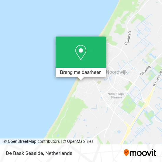 De Baak Seaside kaart