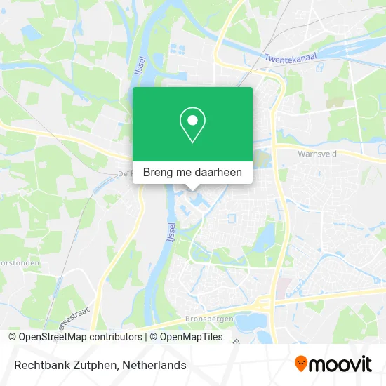 Rechtbank Zutphen kaart