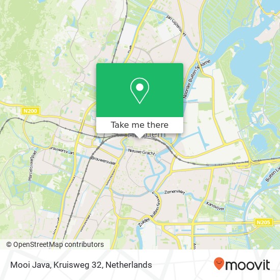 Mooi Java, Kruisweg 32 kaart