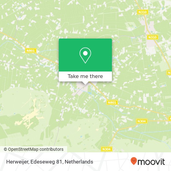 Herweijer, Edeseweg 81 kaart