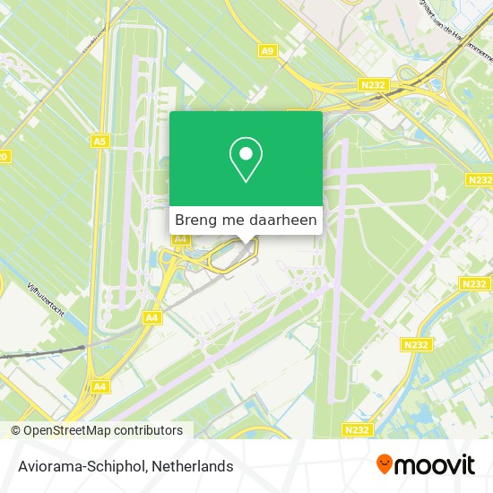 Aviorama-Schiphol kaart