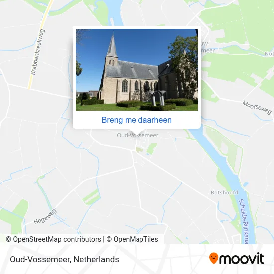 Oud-Vossemeer kaart