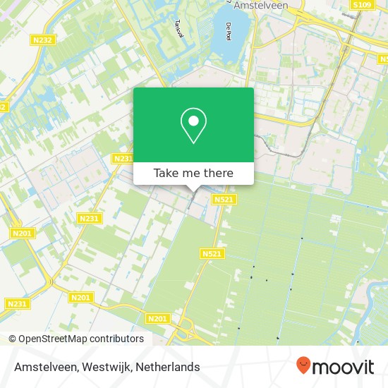Amstelveen, Westwijk kaart