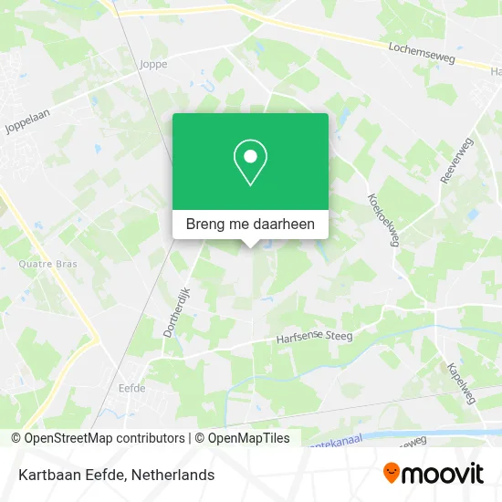 Kartbaan Eefde kaart