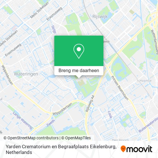 Yarden Crematorium en Begraafplaats Eikelenburg kaart