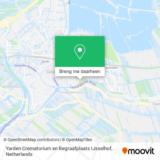 Yarden Crematorium en Begraafplaats IJsselhof kaart