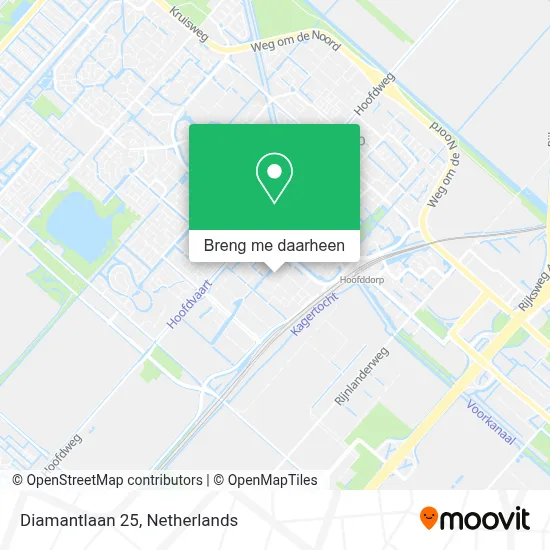 Diamantlaan 25 kaart